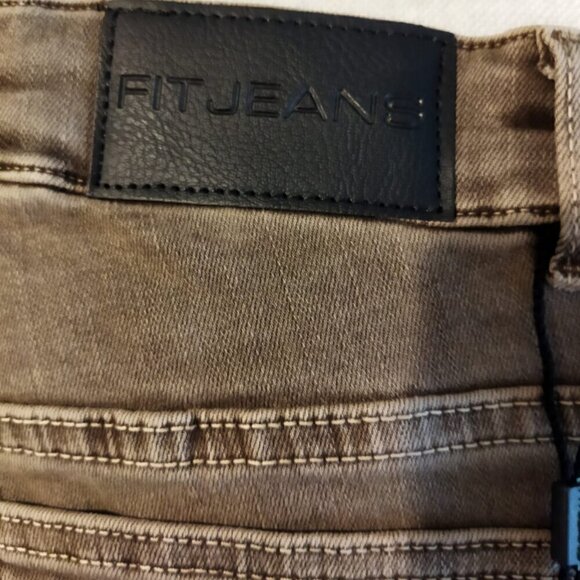 Fitjeans - Pastel Flared - Brown  - Size M - Picture 8 of 8